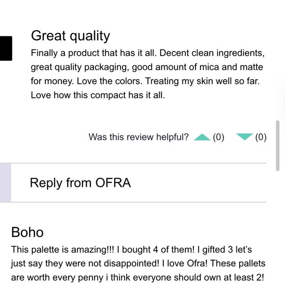 🌸 OFRA Cosmetics Full Face Pro Palette BOHO, Vegan, Cruelty Free NIB - Picture 8 of 13